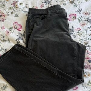 J. Jill Dark Olive Corduroy Pull-on Pants, 2X